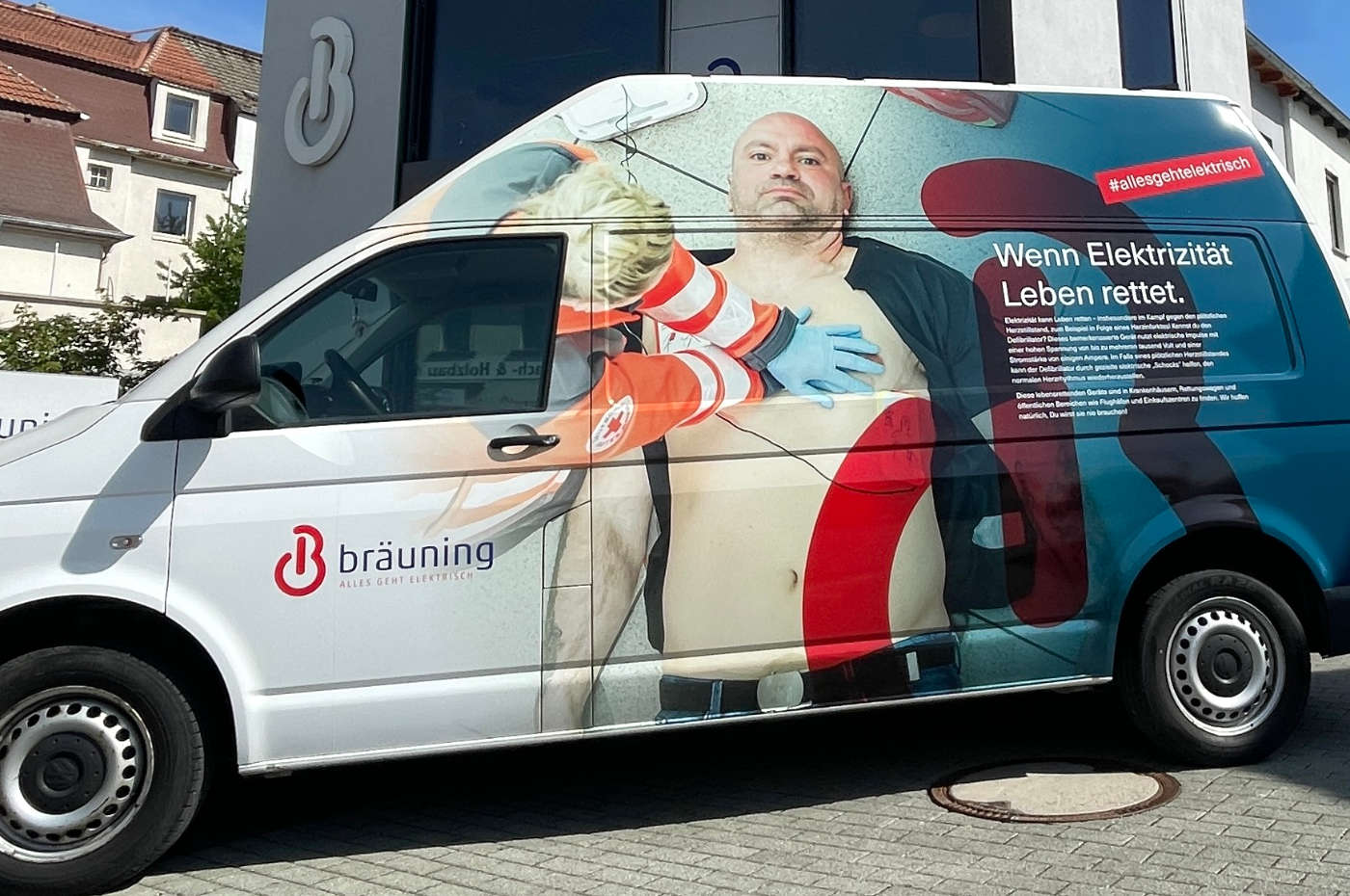 neue rollende Plakatwand zum Thema 